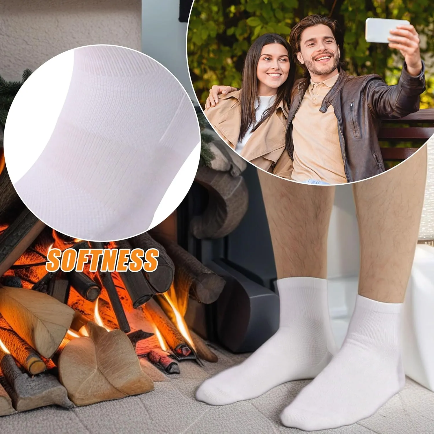 90% Merino Wool Socks for Men Women, Soft Thin Ankle Socks for Athletic Running Hiking Cycling 3 Pairs