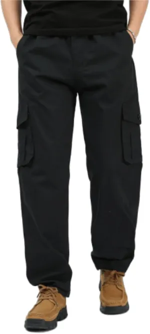 Adorlina Flex Cargo Pants for Mens with 6 Pockets, Flexrover - Ultra Comfort Flex Fit Multi-Pocket Durable Pants