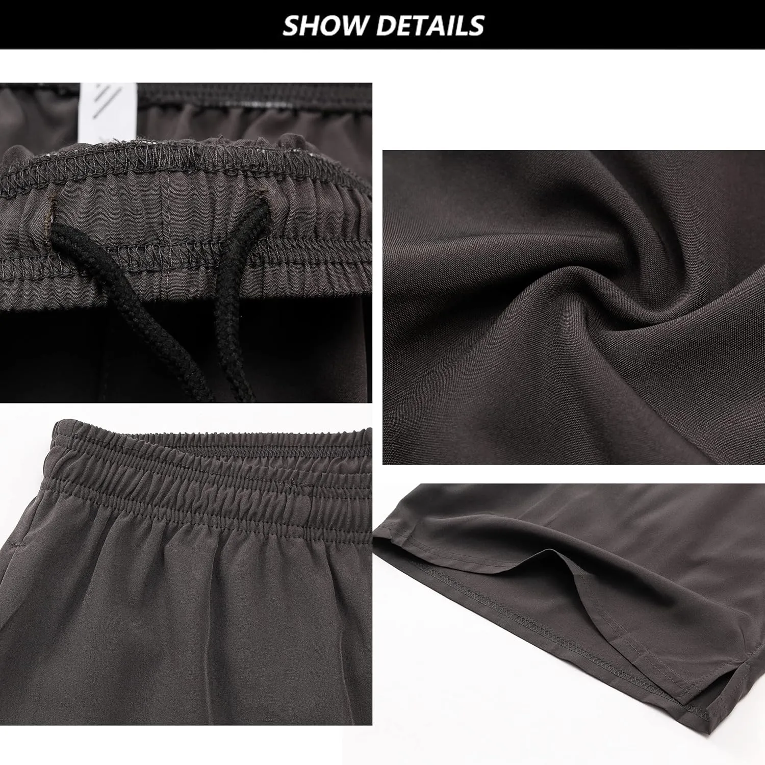 Alidamo Athletic Shorts for Men with Pockets Quick Dry Basketball Workout Shorts Gym Running
