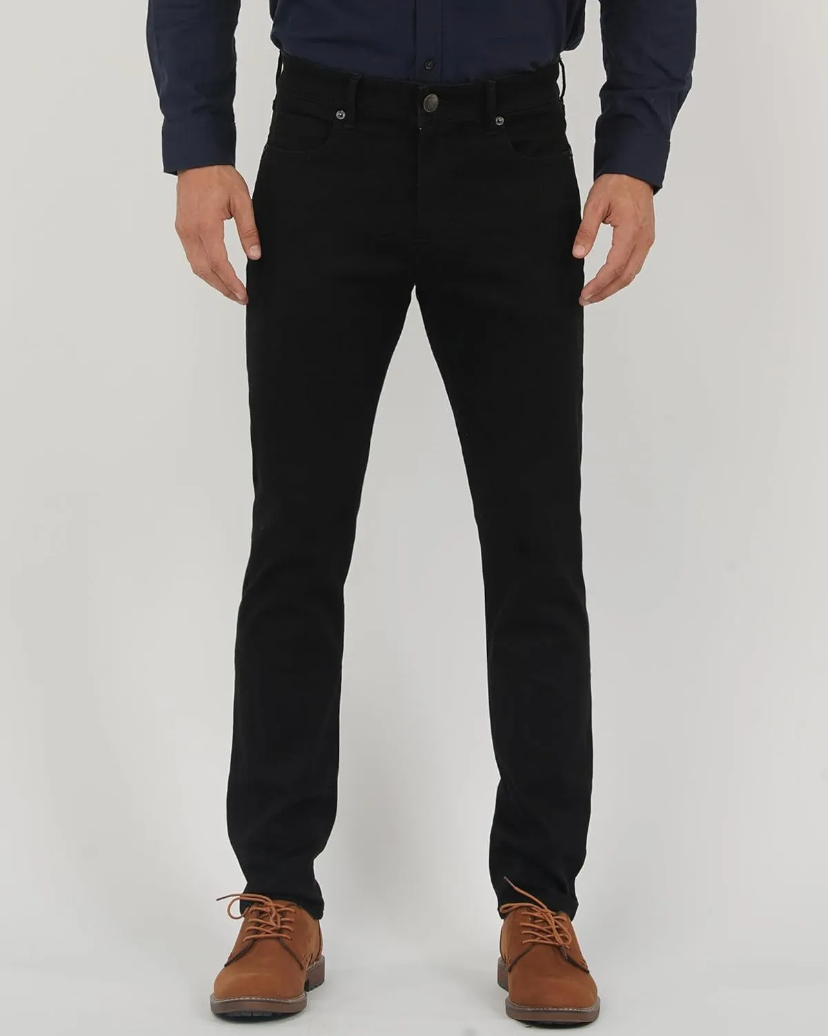 APUOR Slim Fit Jeans for Men Straight Fit Stretch Skinny Jeans Soft Comfy Denim Pants