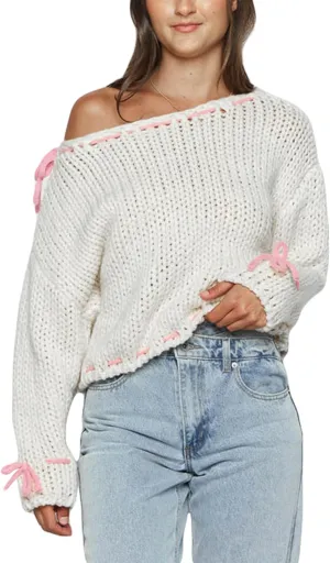 Argeousgor Women Sexy Off Shoulder Long Sleeve Crop Top Tees Slim Fit Ribbed Knit Crop Shirts Y2k Streetwear