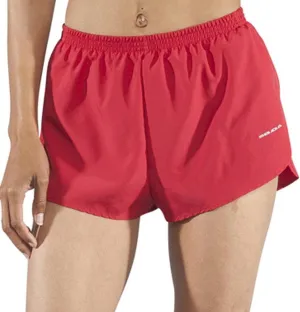 BOA Womens 1" Elite Split Solid Running Short (1001B)