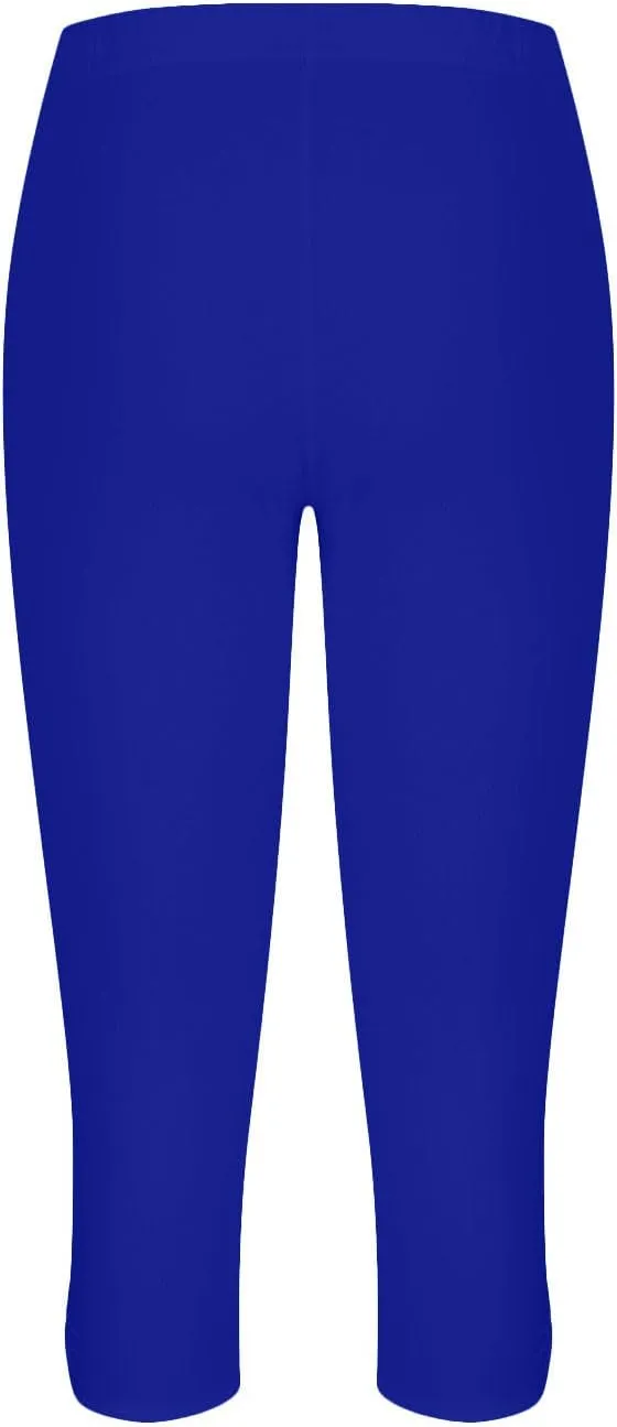 BOXIACEY Capri Leggings for Women 2025 High Waisted Yoga Capris Stretch Knee Length Leggings Cutout Workout Leggings