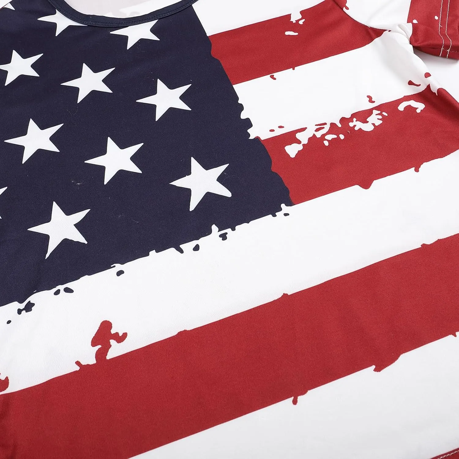 Boys Girls 3D Graphic 4th of July Shirts Funny American Flag Tshirts Kids Short Sleeve Tees 5-12 Years