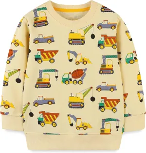 Boys Sweatshirts Cute Elephant Shirts Clothes Kids Pullover Hoodie Toddler Long Sleeve Cotton Sweatshirt Sweater