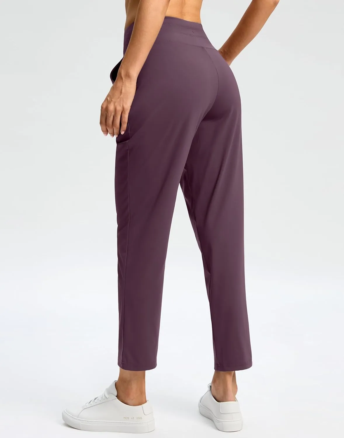 G Gradual Women's Pants High Waisted Ankle Pants 2 Pockets 7/8 Sweatpants for Golf Athletic Travel Casual Lounge