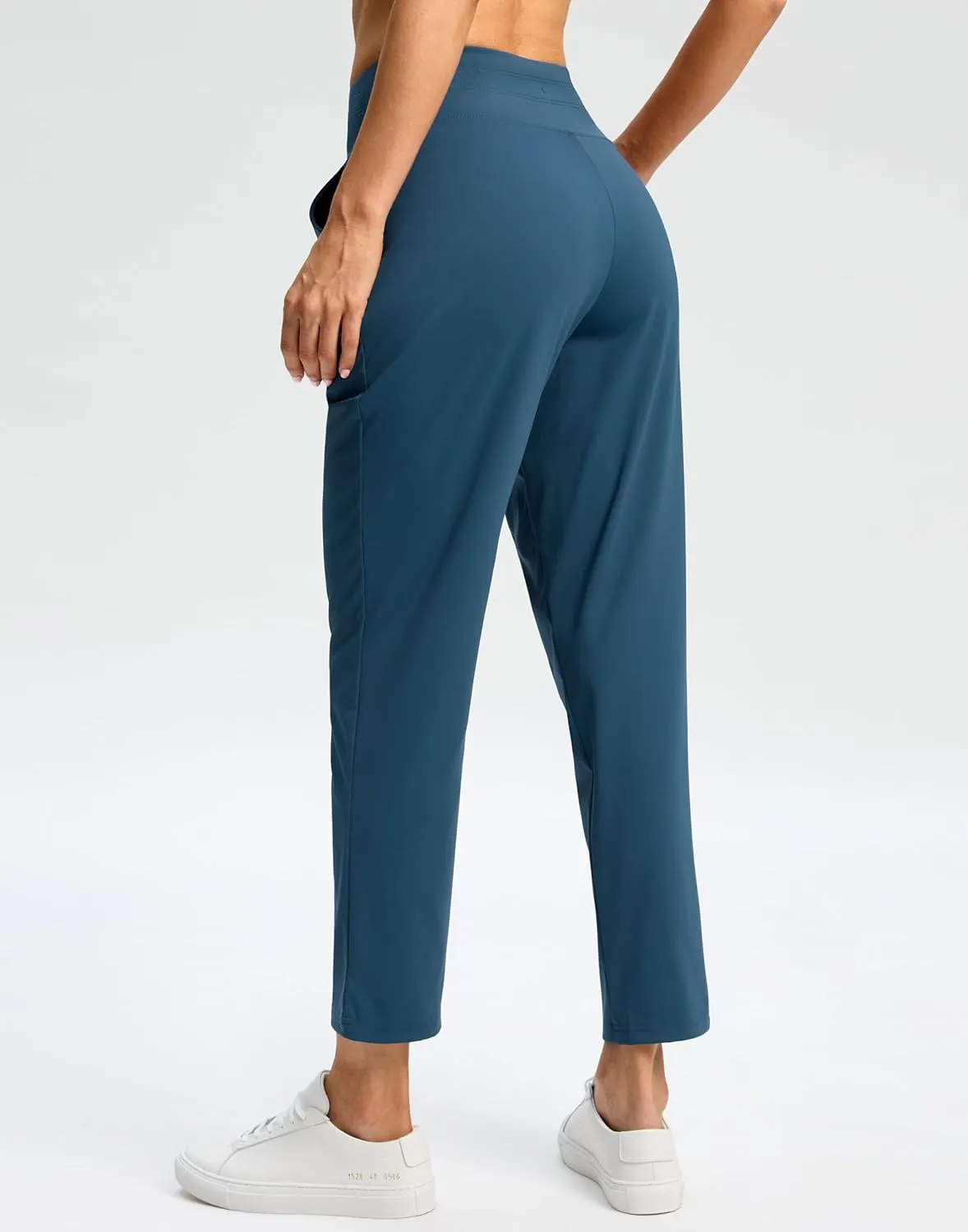 G Gradual Women's Pants High Waisted Ankle Pants 2 Pockets 7/8 Sweatpants for Golf Athletic Travel Casual Lounge