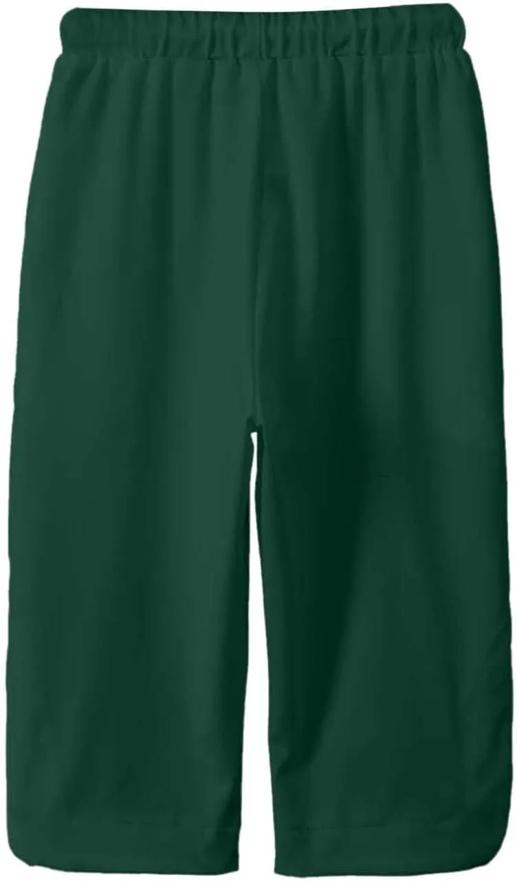 Girl's Capri Yoga Pants High Waist Kids Athletic Stretch Knee Length Leggings Summer Workout Sweatpants with Pockets