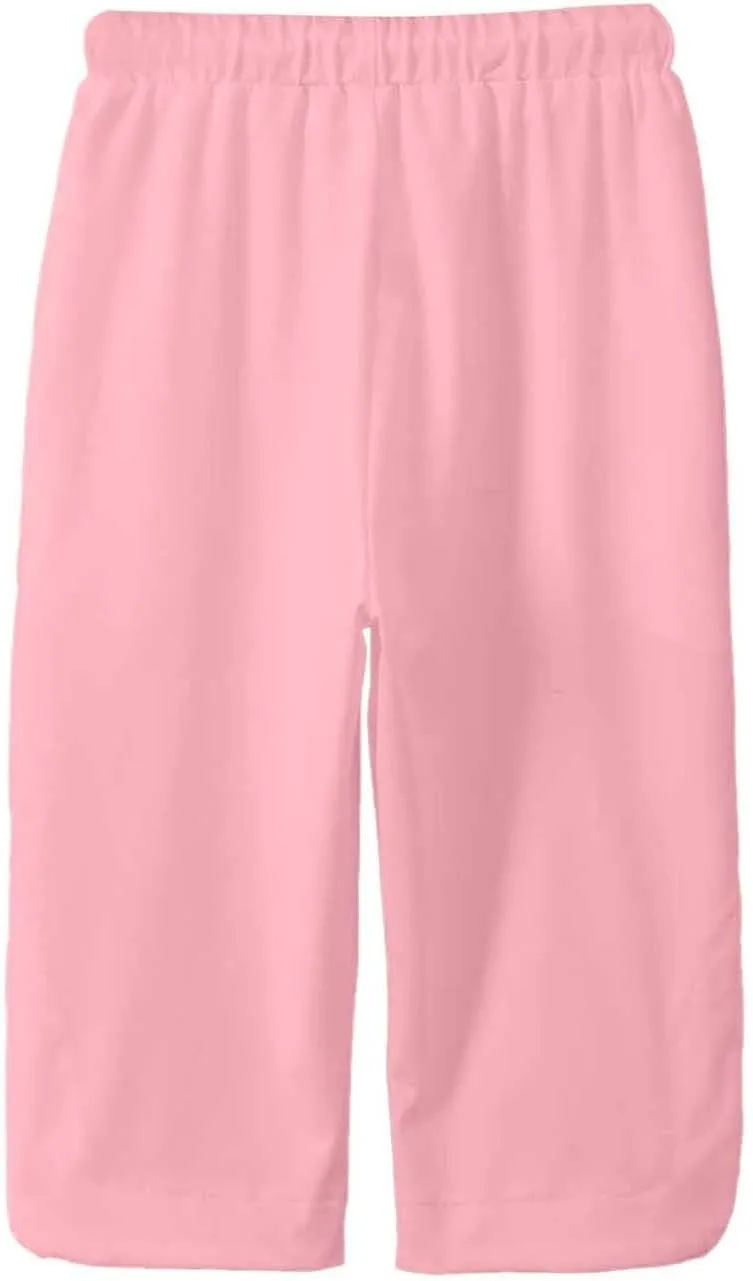 Girl's Capri Yoga Pants High Waist Kids Athletic Stretch Knee Length Leggings Summer Workout Sweatpants with Pockets