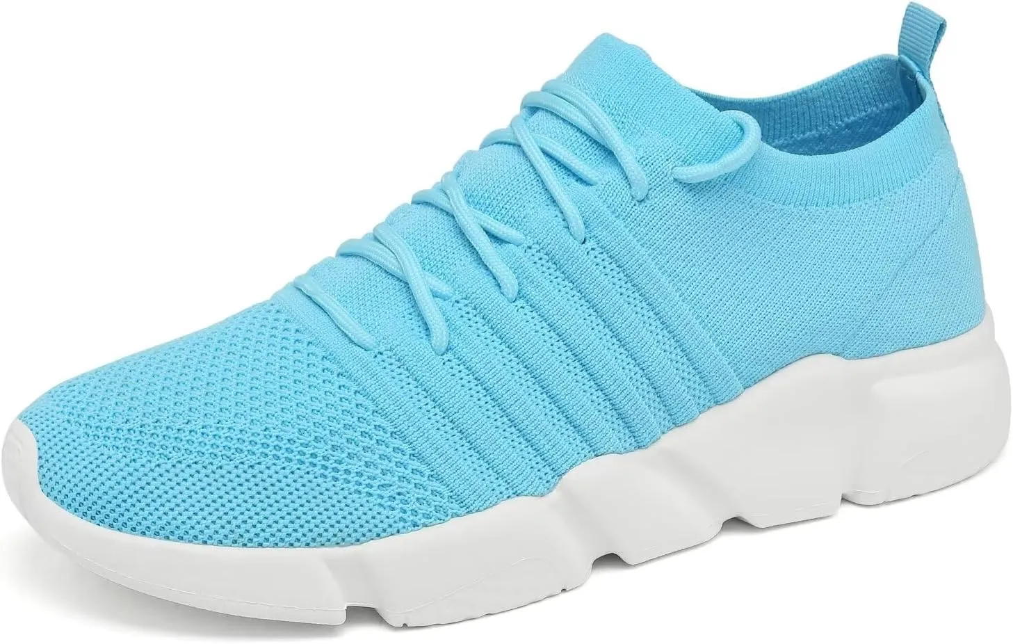 GSLMOLN Mens Womens Fashion Sneakers Unisex Slip on Ultra-Sock Knit Soft Sole Breathable Lightweight Casual Walking Shoes