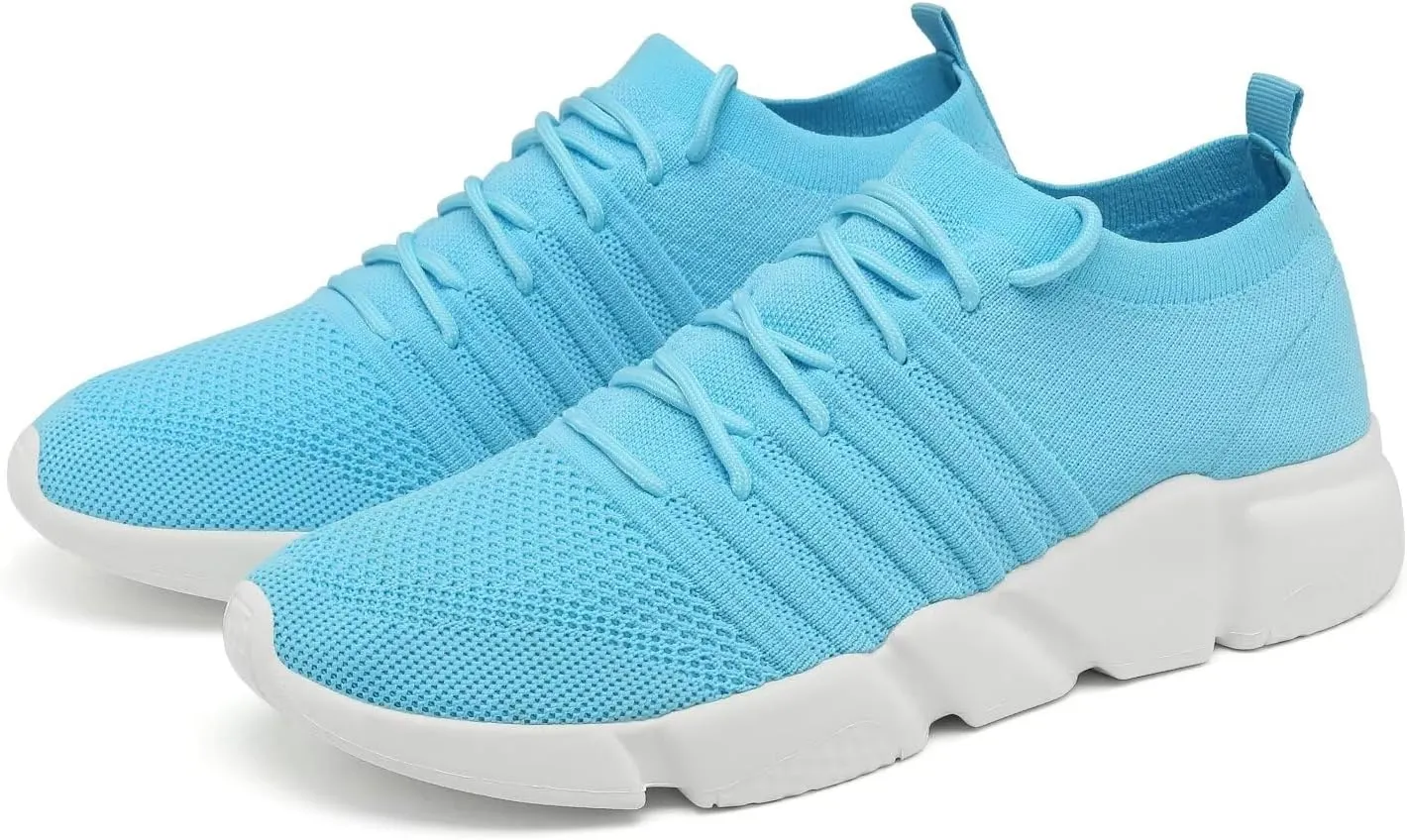 GSLMOLN Mens Womens Fashion Sneakers Unisex Slip on Ultra-Sock Knit Soft Sole Breathable Lightweight Casual Walking Shoes