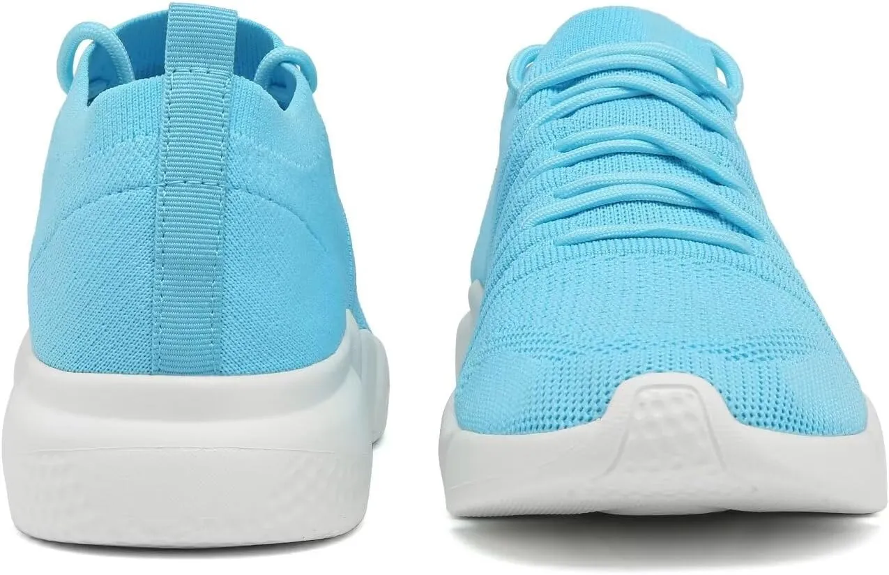 GSLMOLN Mens Womens Fashion Sneakers Unisex Slip on Ultra-Sock Knit Soft Sole Breathable Lightweight Casual Walking Shoes