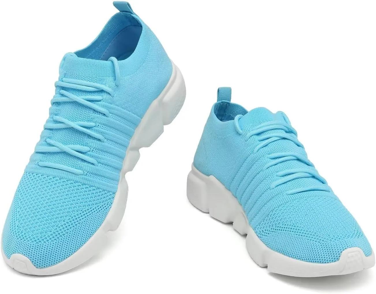 GSLMOLN Mens Womens Fashion Sneakers Unisex Slip on Ultra-Sock Knit Soft Sole Breathable Lightweight Casual Walking Shoes