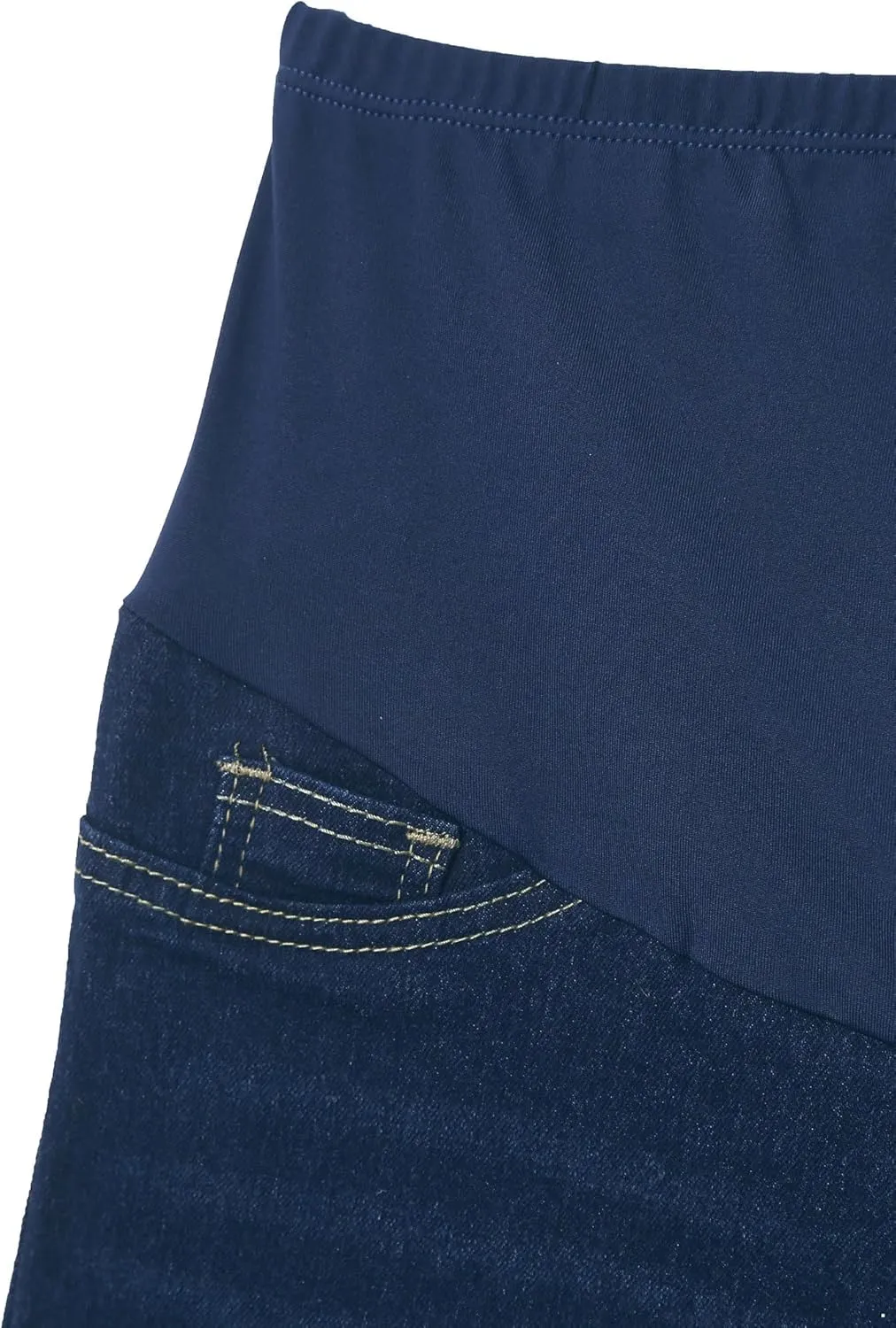iiniim Women's Maternity Jeans High Waist Skinny Stretch Pregnancy Denim Pants Trousers with Pocket