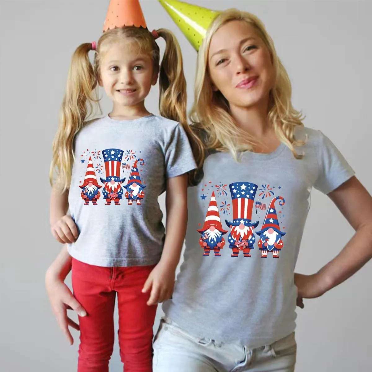 Kid 4th of July T-Shirts Boys Girls American Flag Shirt Patriotic Top Short Sleeve Tees 4-12 Years