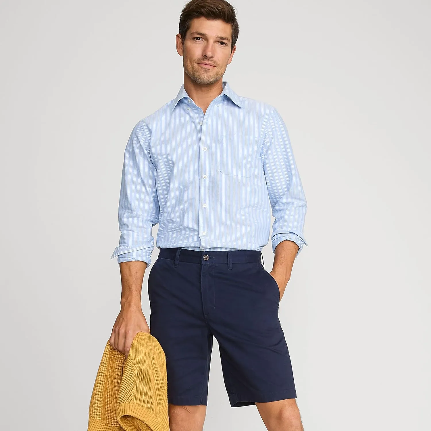 Lands' End Men's 9" Traditional Fit Comfort First Knockabout Chino Shorts
