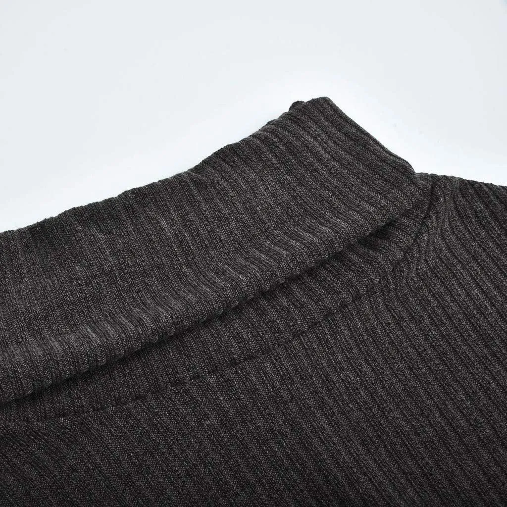 LCMTWX Sweaters for Women Sweater Button Long Pullover Women Tops Turtleneck Sweater Fall Sweaters Round Neck Slim Fitting