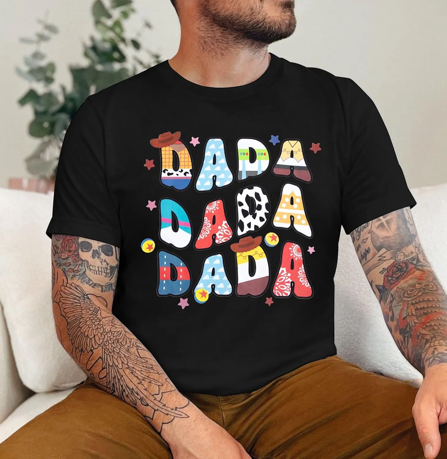 LUKYCILD Mom and Dad Matching Shirts Couples Matching Outfits Pregnancy Announcement T-Shirt Casual Graphic Tee