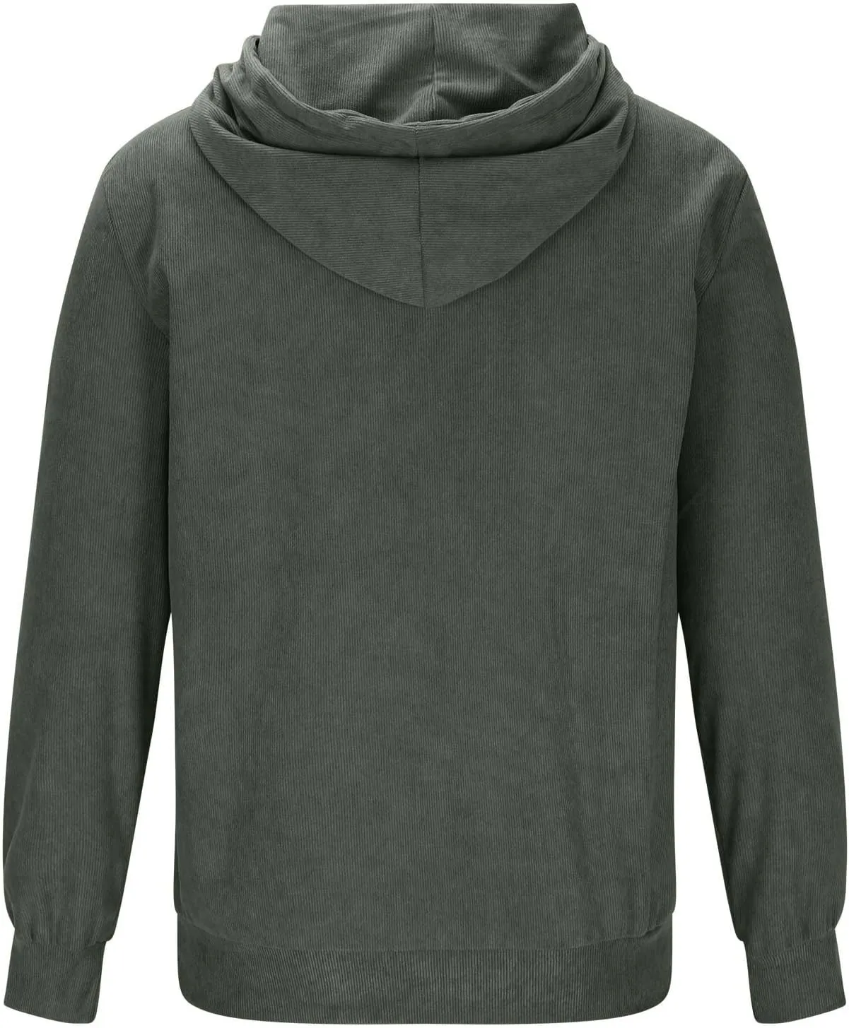 Mens Hooded Sweatshirt Long Sleeve Casual Corduroy Drawstring Pullover Hoodies with Pocket,2024 Tall and Big Tops
