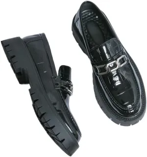 Men's Loafers Slip-On Shoes with Non-Slip Sole Leather Casual Sneakers for Mens for Business Dinners