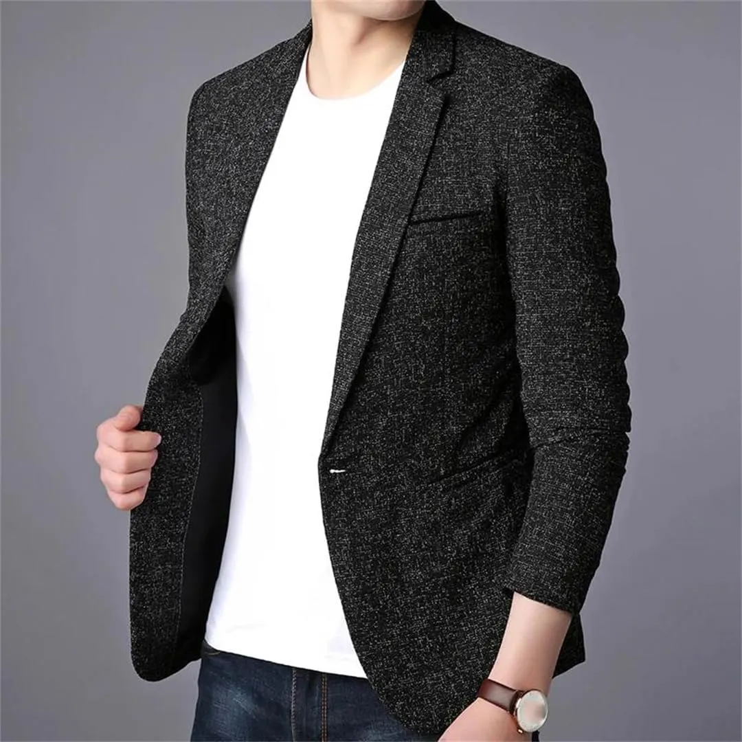 Men's Slim Fit Suit Blazer Jacket One Button Lightweight Sport Coats Formal Dress Daily Business Suit Jacket