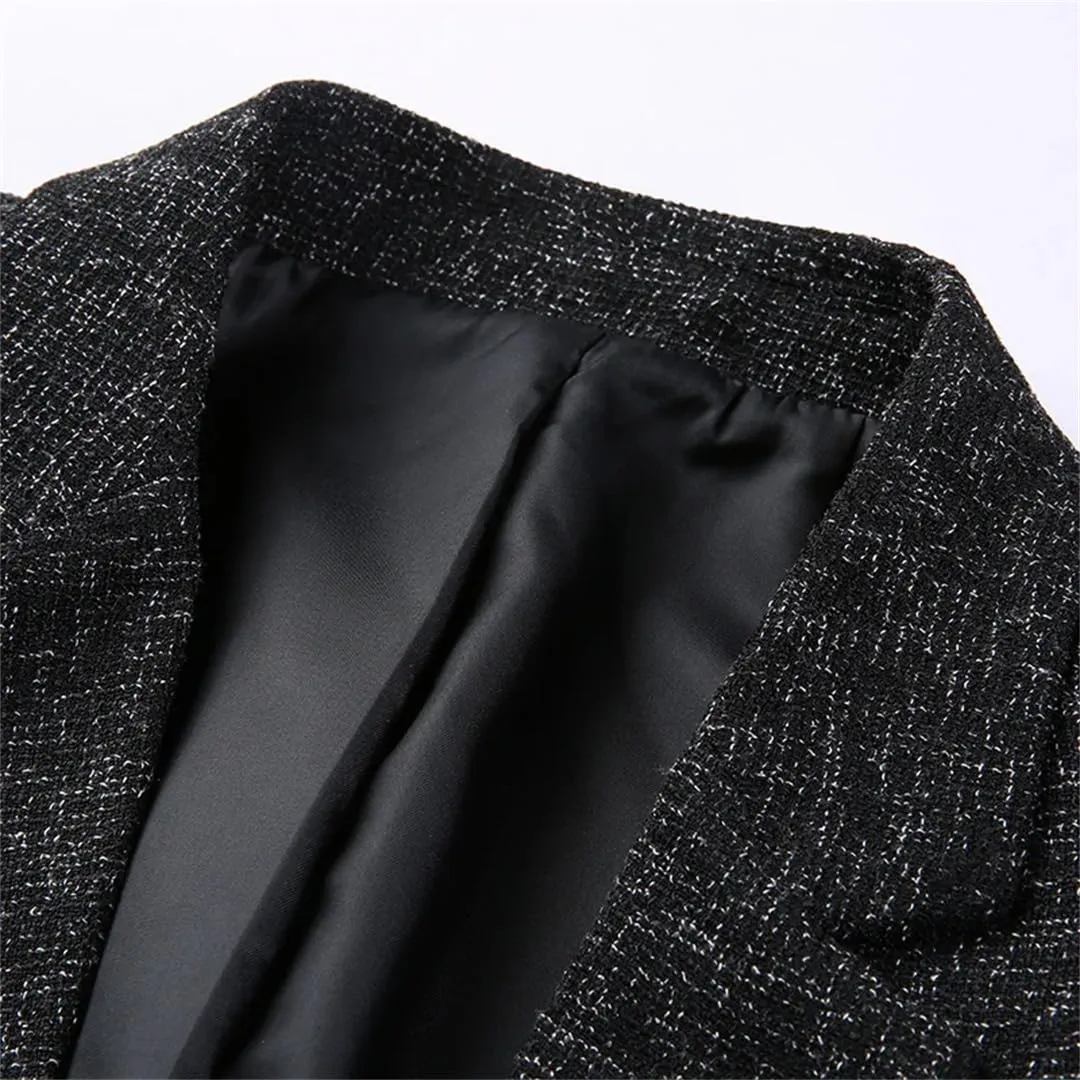 Men's Slim Fit Suit Blazer Jacket One Button Lightweight Sport Coats Formal Dress Daily Business Suit Jacket
