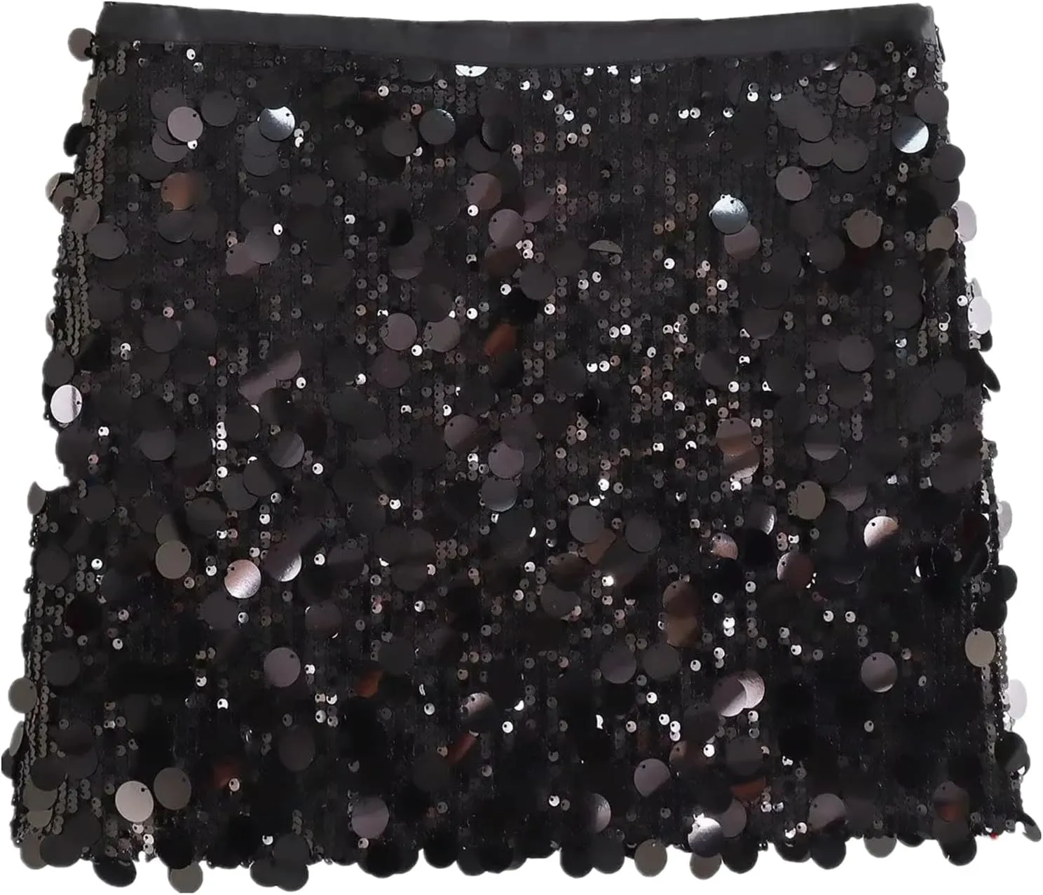 Mini Pleated Skirts for Women, Y2K High Waist Stretchy Tennis Skater A-Line Short Skirt with Shorts Underneath. Black