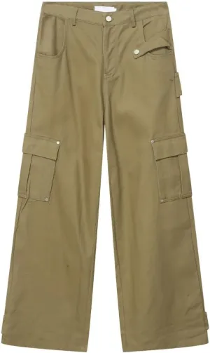 Multi-Pocket Straight Leg Jeans Y2k Retro Trendy Cargo Pants Casual Wide Leg Pants Loose Fit Jeans