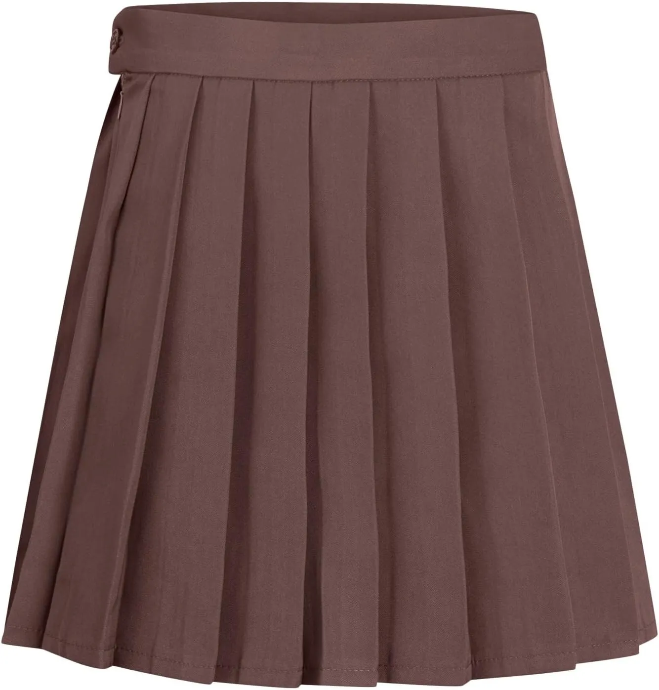 Pleated Skirt for Women Girls Cute Mini Skirt Comfortable High Waisted A Line Skirt Casual Solid Color School