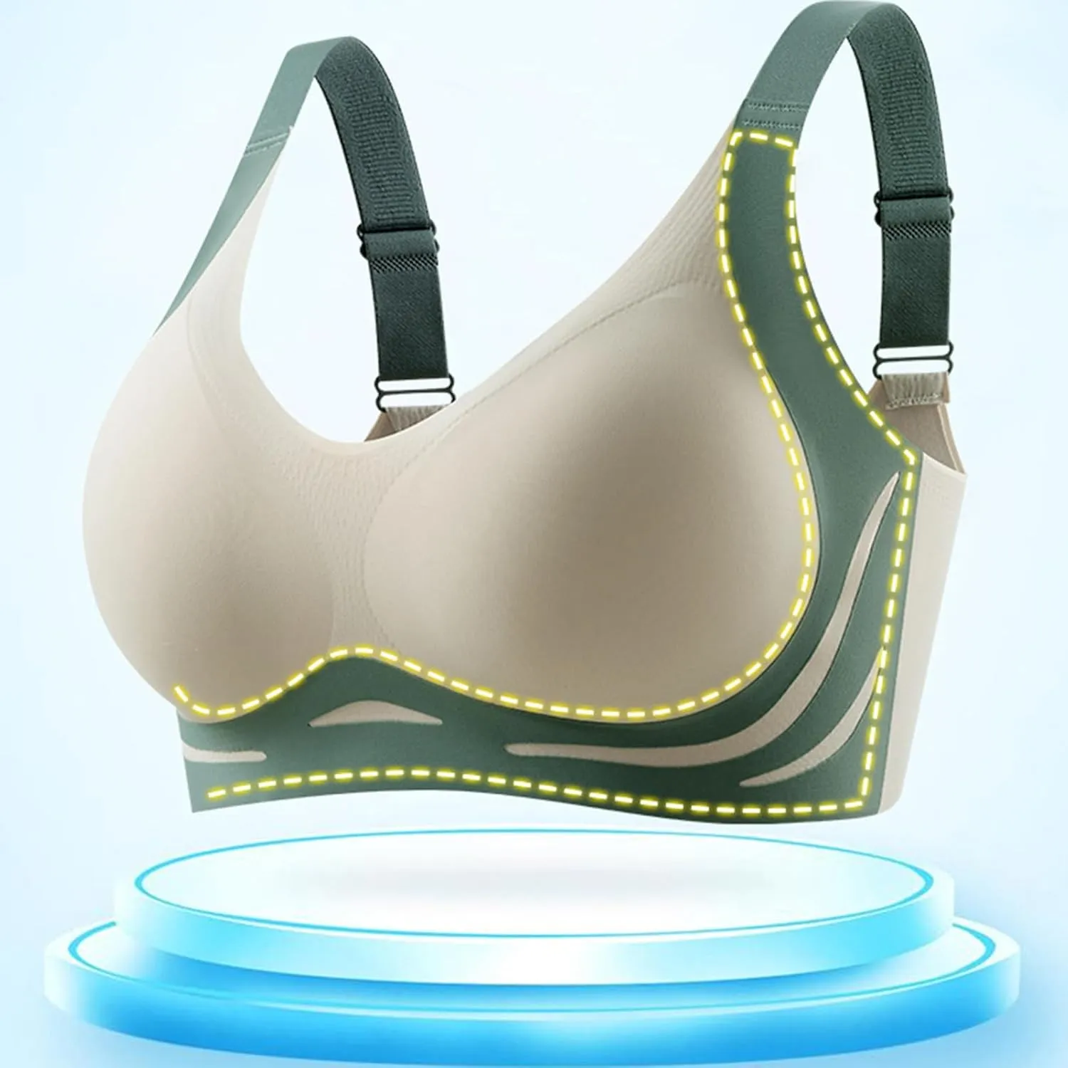 Seamless Bras for Women No Underwire Soft Support Bralettes Wirefree Everyday Sleep Bra Comfort Breathable Underwear