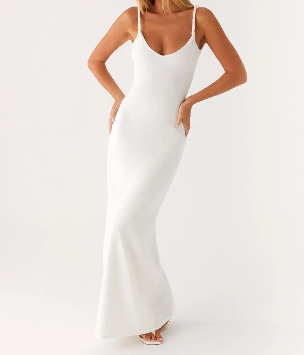 SOLILOQUY Women Y2K Maxi Dress Elegant Evening Party Dress Sleeveless Backless Long Cocktail Party Bodycon Maxi Dress Wedding