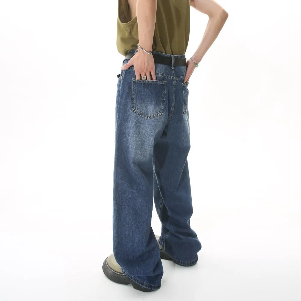 Straight Leg Jeans Trendy Cargo Jeans Baggy Jeans Vintage Jeans Loose Fit Jeans Retro Streetwear Pants High Waist Jeans