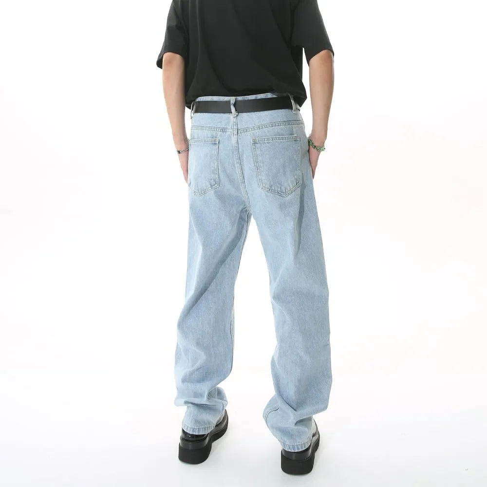 Straight Leg Jeans Trendy Cargo Jeans Baggy Jeans Vintage Jeans Loose Fit Jeans Retro Streetwear Pants