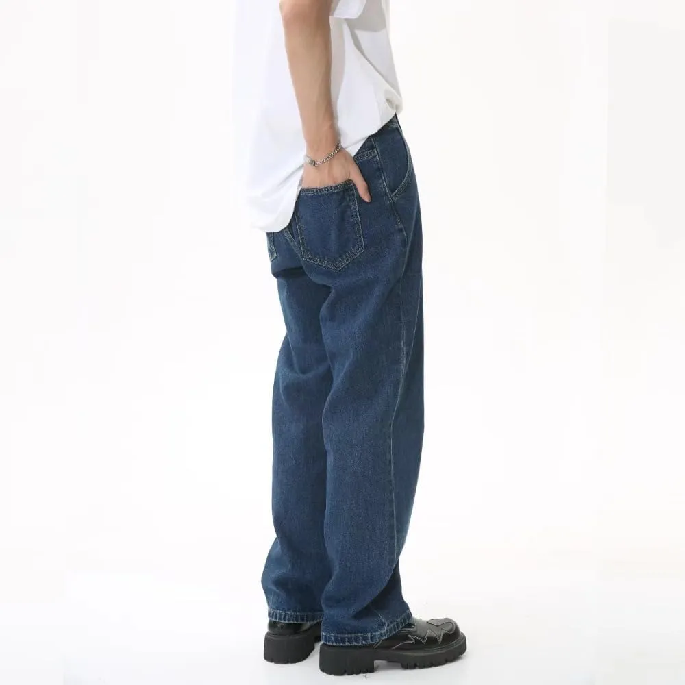 Straight Leg Jeans Trendy Cargo Jeans Baggy Jeans Vintage Jeans Loose Fit Jeans Retro Streetwear Pants