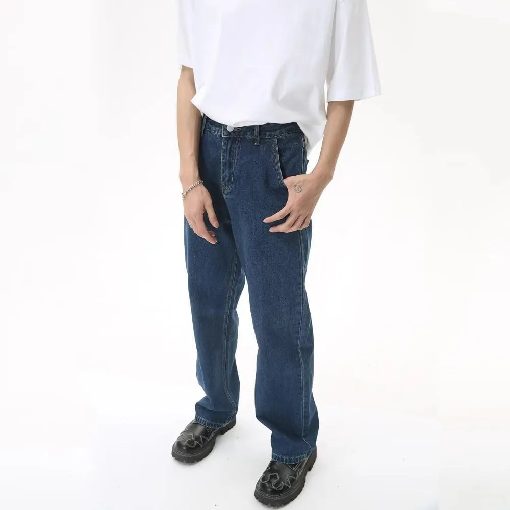 Straight Leg Jeans Trendy Cargo Jeans Baggy Jeans Vintage Jeans Loose Fit Jeans Retro Streetwear Pants