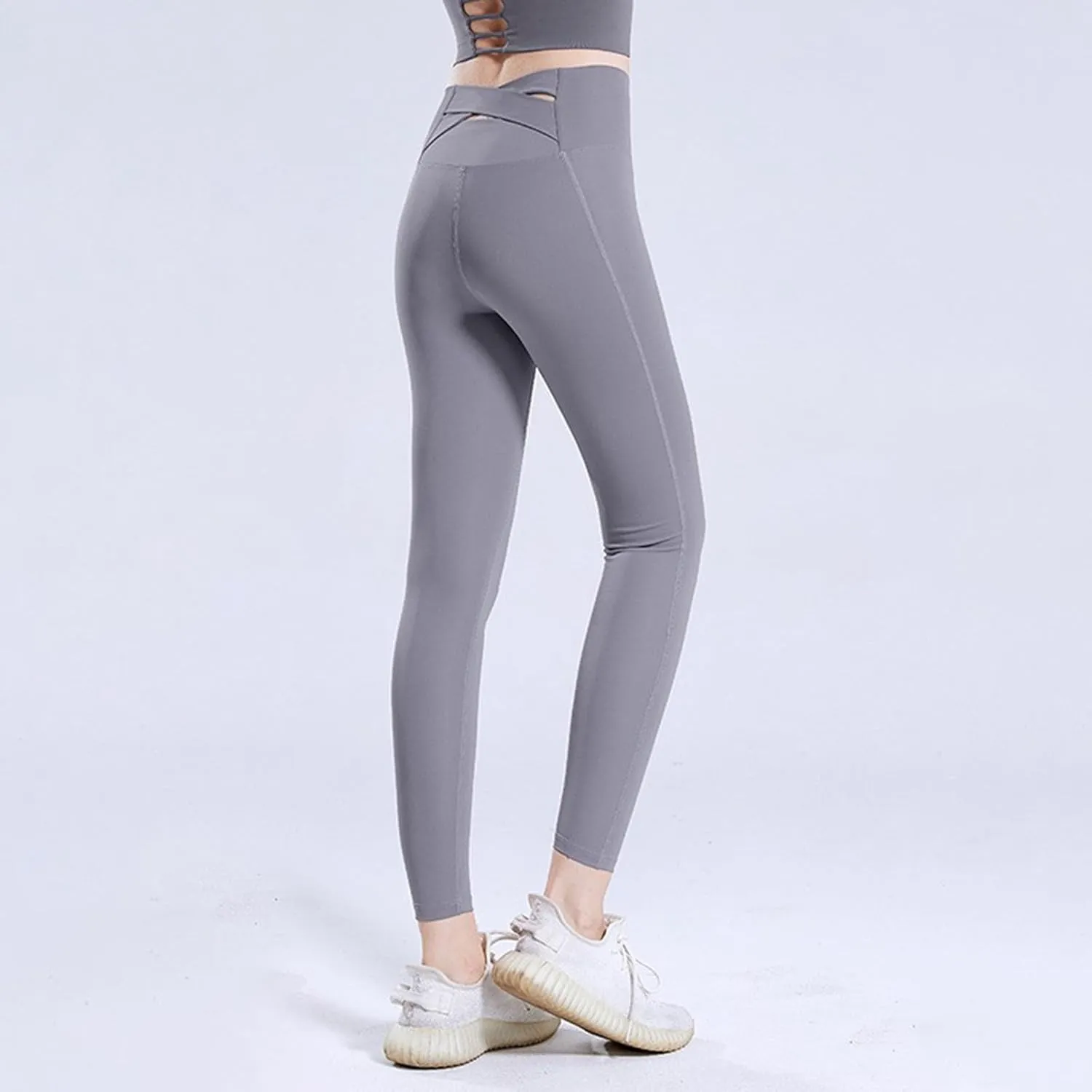 Tummy Control Leggings for Women, High Waist Yoga Pants Casual Gym Stretchy Pants Workout Shapewear for Women