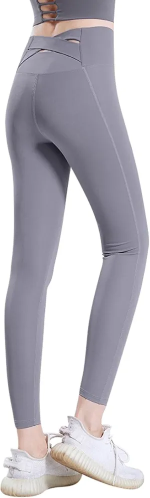 Tummy Control Leggings for Women, High Waist Yoga Pants Casual Gym Stretchy Pants Workout Shapewear for Women
