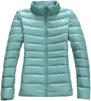 Women Duck Down Jackets Winter Ultralight Hooded Women Down Coat Portable Short Parkas Puffer Overcoat Blue stand 3XL