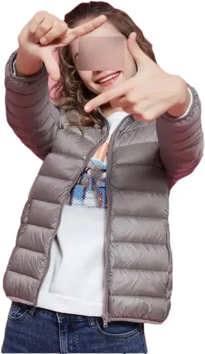 Women Jackets Spring Winter White Duck Down Warm Lightweight Packable Puffer Coats Female Parkas