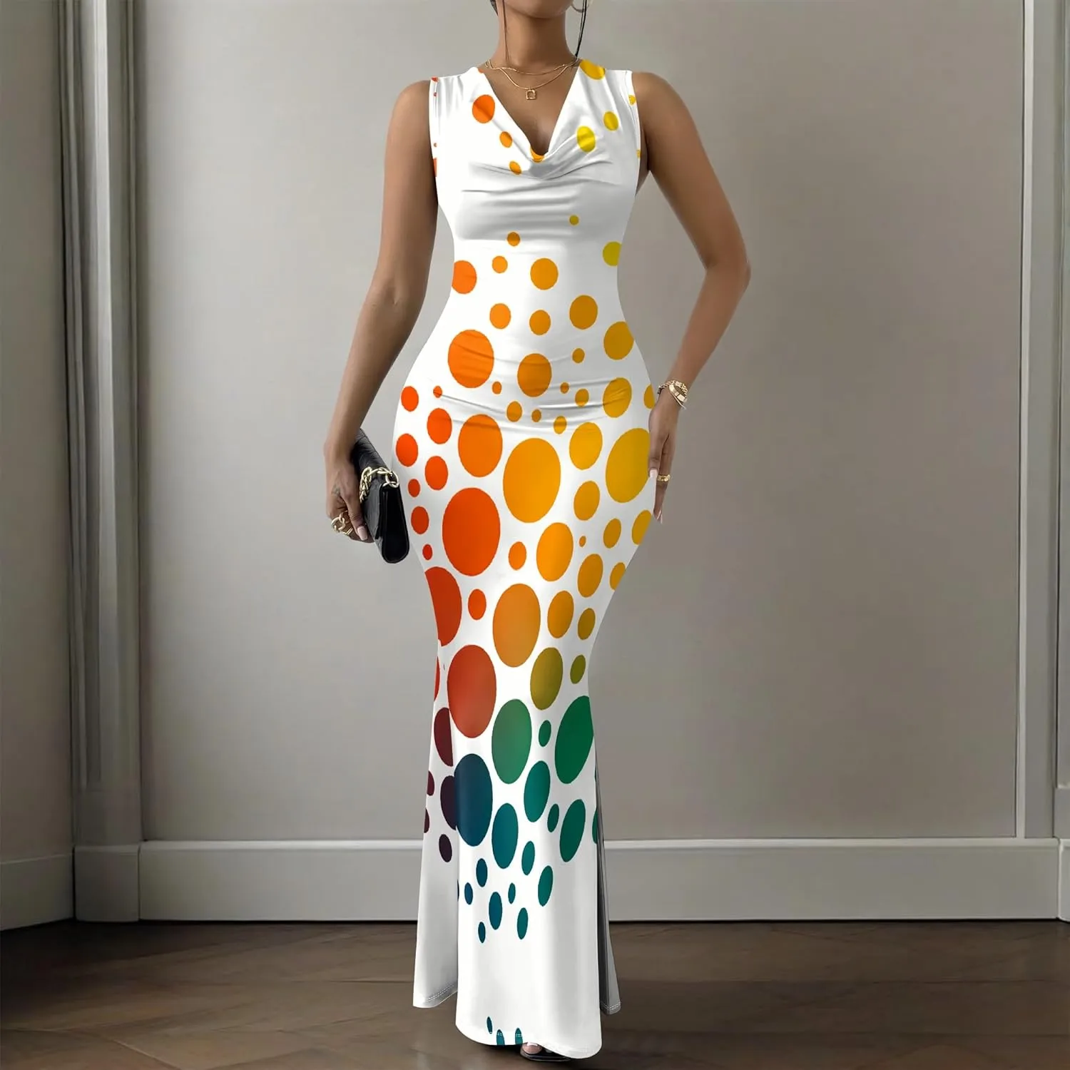 Women Summer Fashion Sexy Dress Casual Sleeveless Bodycon Sundress Elegant Pencil Curve Party Evening Dresses