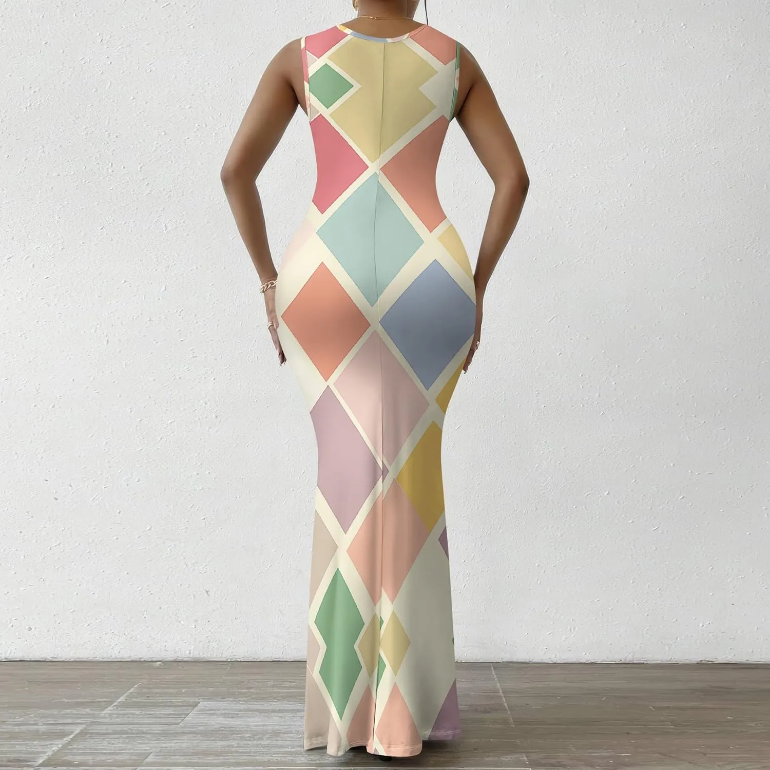 Women Summer Fashion Sexy Dress Casual Sleeveless Bodycon Sundress Elegant Pencil Curve Party Evening Dresses