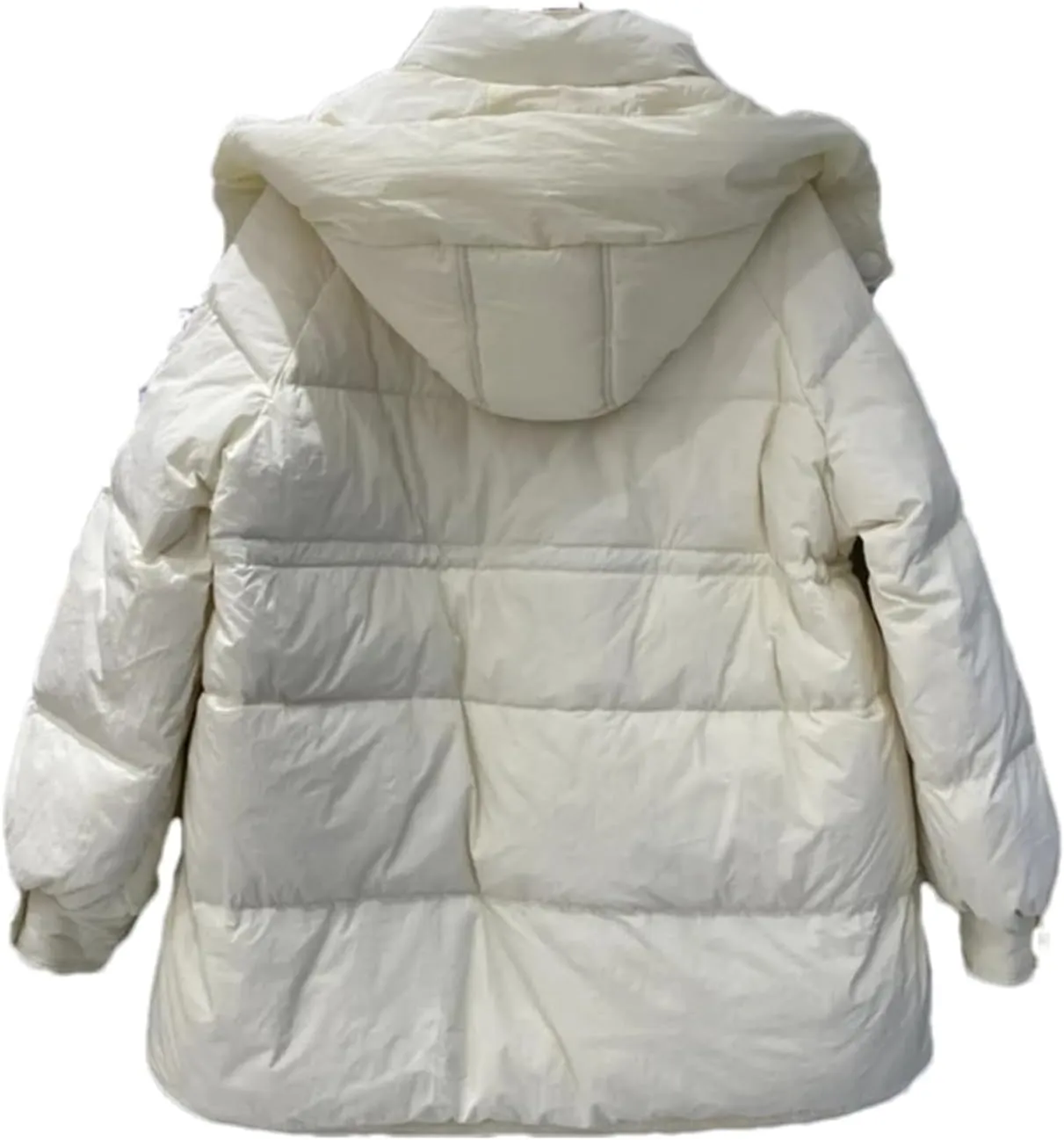 Women Winter Coats Hooded Down Jacket Mid-Length Parkas Fashion Down Puffer Coat