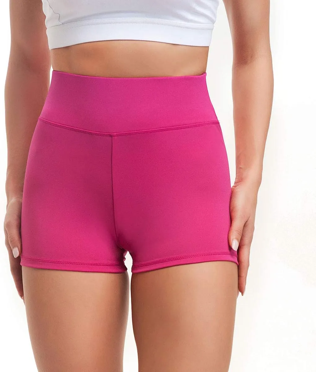 Women Yoga Shorts Ruched Booty High Waisted Gym Workout Shorts Butt Lifting Hot Pants
