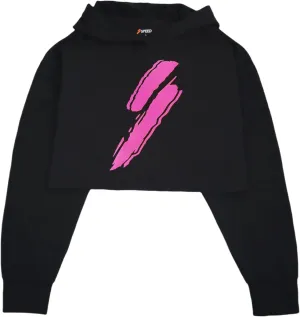 Women's fashion long sleeve hoodies pull over black fashion fleece winter sweatshirt