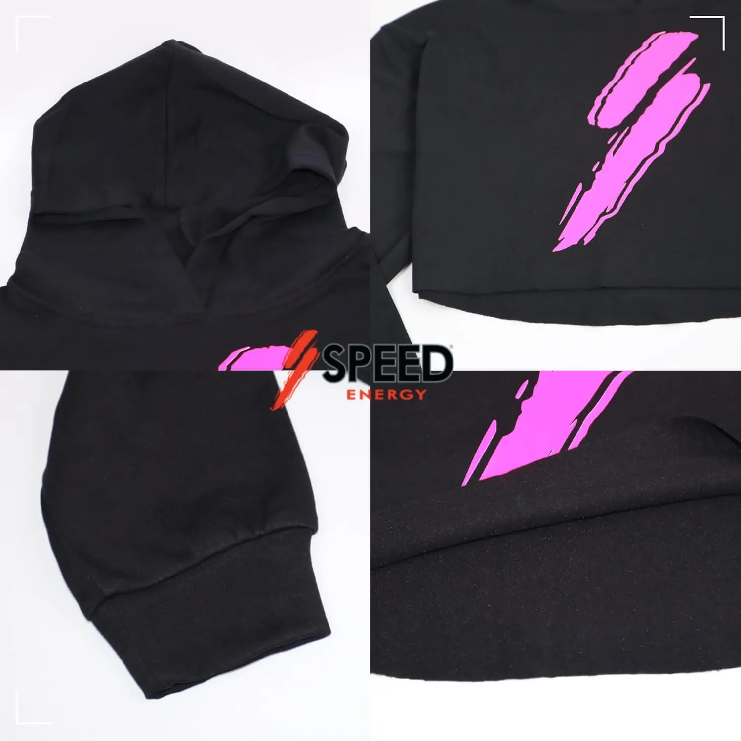 Women's fashion long sleeve hoodies pull over black fashion fleece winter sweatshirt