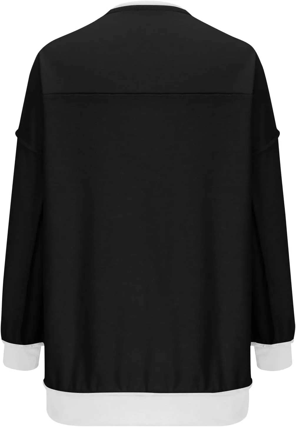 Women's Oversized Sweatshirts Long Sleeve Henley Button Down Pullover Hoodies Tunic Tops 2024 Trendy Fall Clothes