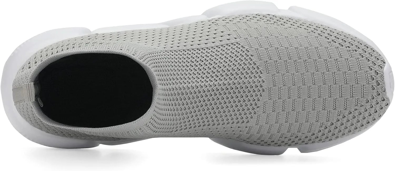 Women's Slip On Socks Sneakers Walking Shoes Running Tennis Athletic Gym Workout Non Slip Athletic Fashion Sneakers