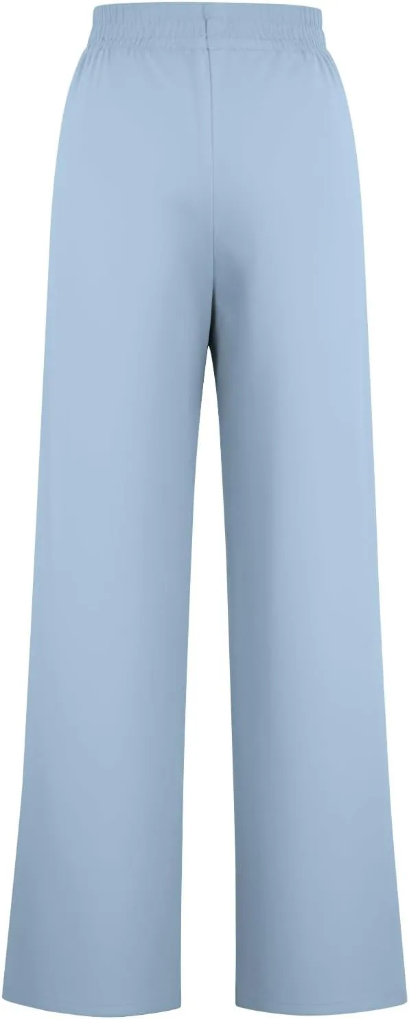 Womens Wide Leg Sweatpants Fall Plus Size Comfy Baggy Sweatpants Drawstring Loose Fit Lounge Pants Fall Fashion Outfits