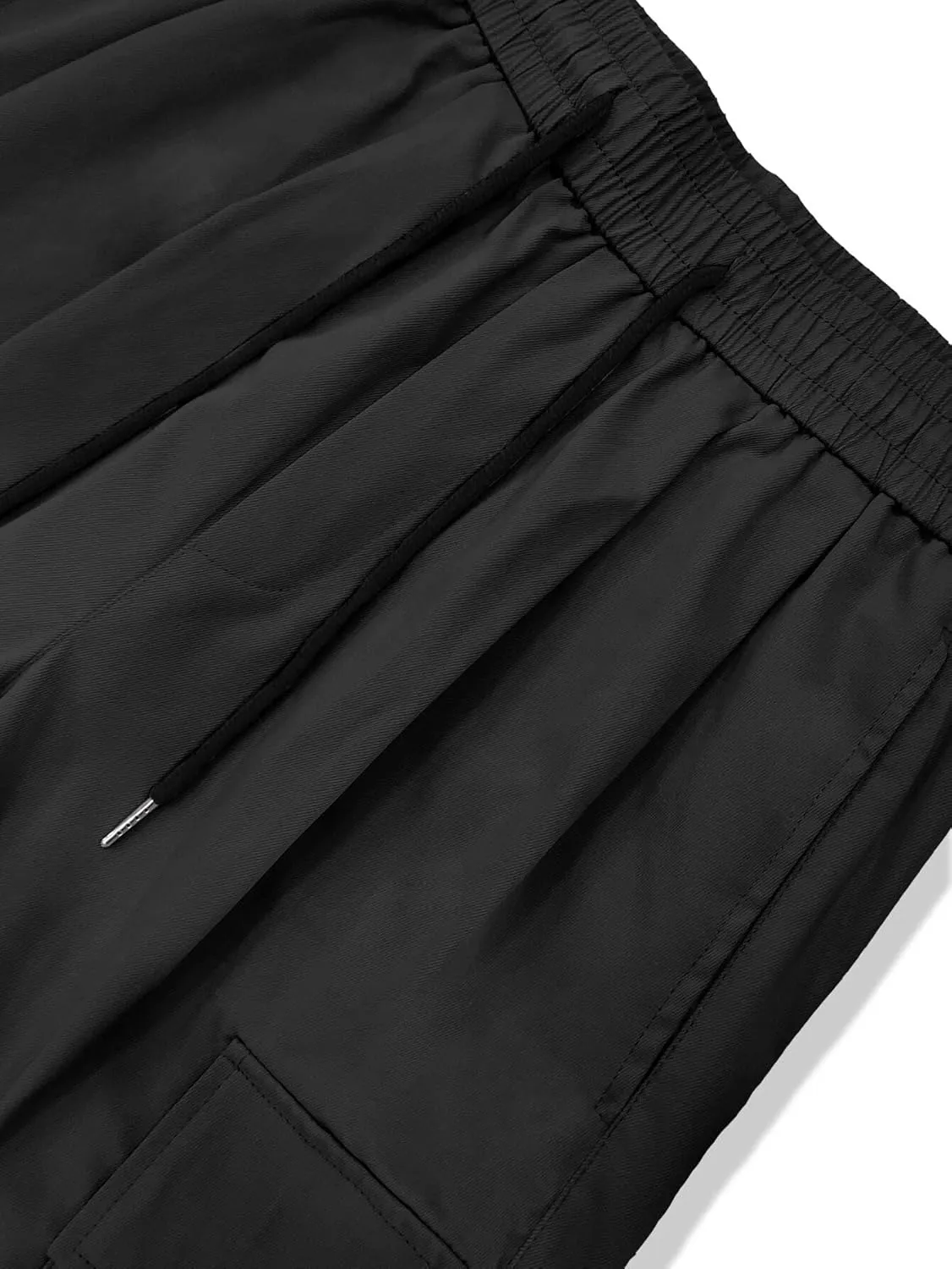 ZAFUL Men's Baggy Cargo Pants Casual Drawstring Loose Fit Hip Hop Pants Flap Pockets Trousers for Streetwear